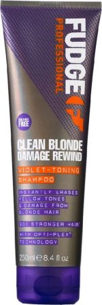 Fudge Clean Blonde Damage Rewind Violet Shampoo - Zilvershampoo - 250 ml - Image 2