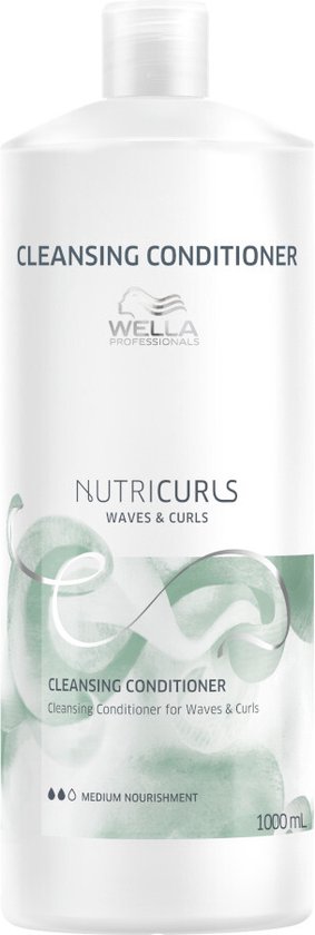 283x840-157 Wella Professionals Nutricurls Clean Conditioner 1000ML - Conditioner voor ieder haartype - Image 1