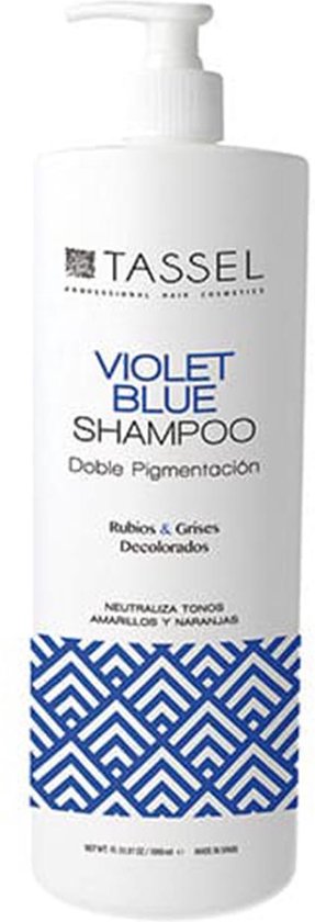 287x840-41 EUROSTIL TASSEL VIOLET BLUE SHAMPOO DOBLE PIGMENTACION 1000ML - Image 1