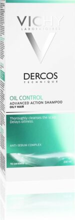 Vichy Dercos Oil Control Dermatological Shampoo 200 Ml - Image 2
