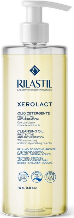 287x840-71 Doucheolie Xerolact Rilastil Schoonmaakster Hydraterend (750 ml) - Image 1