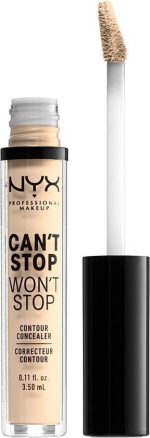 Nyx CanAt Stop WonAt Stop Full Coverage Contour Concealer Pale 3 5ml - Image 2