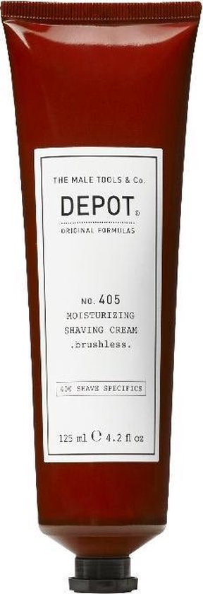 288x840-59 Depot 405 mousturizing shaving cream brushless 125ml - Image 1