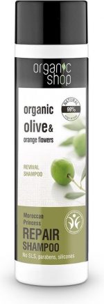 Organic Olive & Orange Flowers Repair Shampoo Revitaliserende haarshampoo 280ml - Image 3