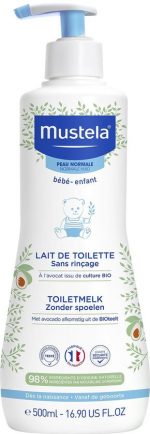 Mustela peau normal Toiletmelk zonder spoelen 500ml - Image 3