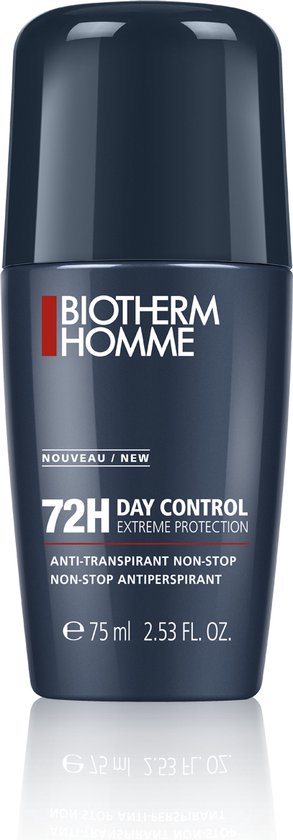 293x840-16 Biotherm Homme Day Control 72h Day Control Non Stop Antiperspirant Roll on Alle Huidtypen 75ml - Image 1