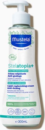 Mustela Pa Stelatopia+ Herstellende Creme Anti jeuk 300ml - Image 3