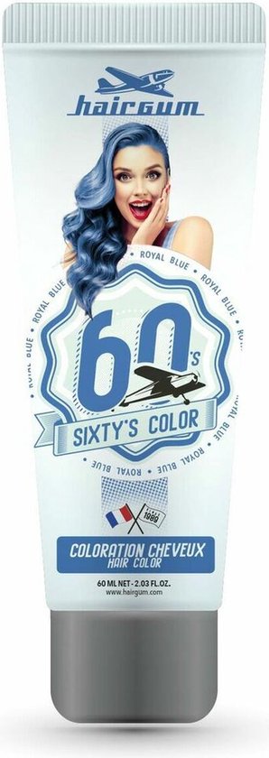 298x840-121 Hairgum Sixty's Color Hair Color Royal Blue - Image 1