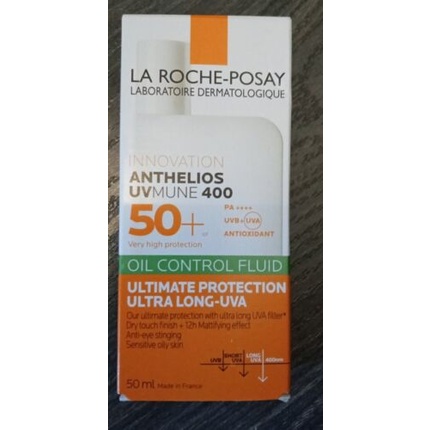 2PkbqA3abqvjSXnRGgd3NF La Roche Posay Anthelios Uv-mune 400 Oil Control Fluid Spf50+ 50 Ml - Image 1