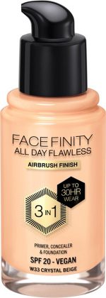 Max Factor Facefinity All Day Flawless Foundation - W33 Crystal Beige - Image 2