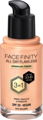 Max Factor Facefinity 3in1 Primer, Concealer y Foundation 75-Golden 30ml - Image 2