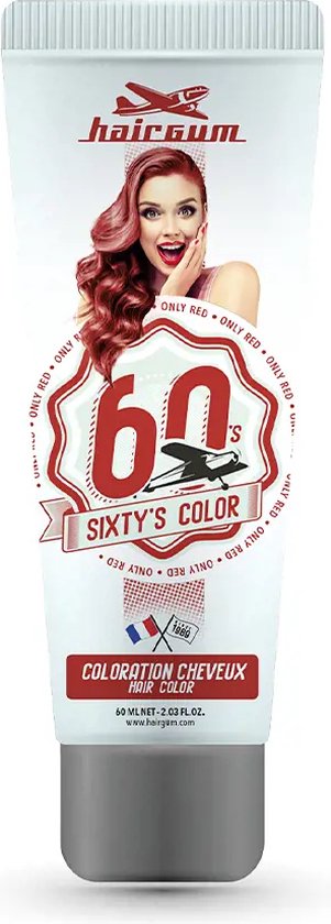 301x840-82 Semi-permanente kleurstof Hairgum Sixty's Color only (60 ml) - Image 1