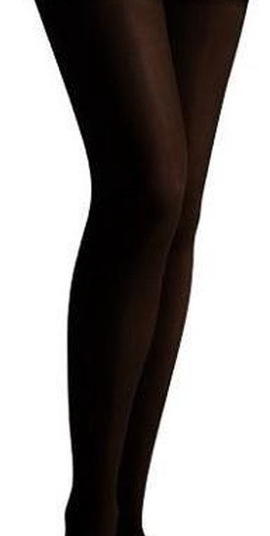 Media Medilast Larga Negra Blonda De Silicola Grande