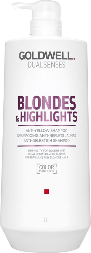 303x840-304 Goldwell Dualsenses Blondes & Highlights Anti-Yellow Shampoo 1000 ml - Image 1