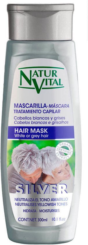 303x840-49 Masker Voor Grijs Haar Naturaleza y Vida (300 ml) - Image 1