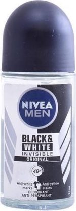 Nivea Men Black And White Ivisible Original Deodorant Roll-On 50ml - Image 2