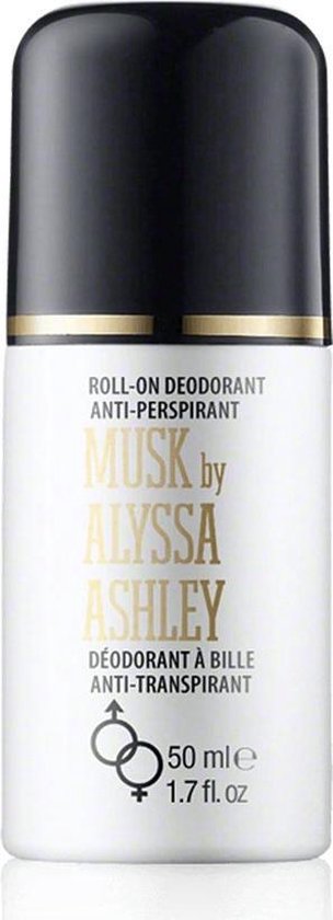 304x840-213 Alyssa Ashley Musk Deodorant Roll On for Women 50ml - Image 1