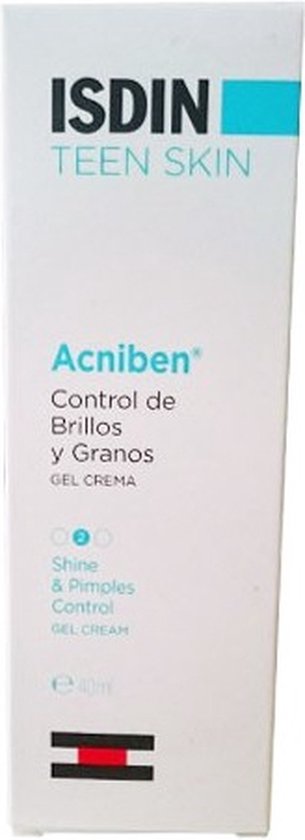 305x840-13 Isdin Acnibel Teen Skin Gel Cream For Shine and Grain Control 40ml - Image 1