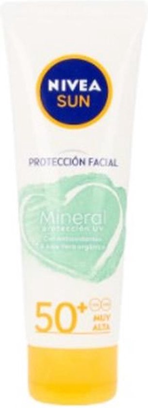 305x840-27 Zonnebrand crème Sun Facial Mineral Nivea 50+ (50 ml) - Image 1