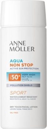 Facial Sun Cream Anne Möller Aqua Non Stop Sport SPF50+ (75 ml) - Image 2