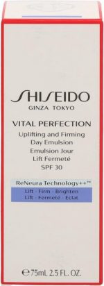 Shiseido Huidverzorging Vital Perfection Uplifting and Firming Day Emulsion Emulsie SPF30 75ml - Image 4