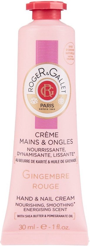 307x840-224 Red Ginger Hand Cream By Roger & Gallet 30 Ml - Image 1