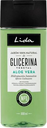 Lida Jabón 100 Natural Glicerina y Aloe Vera 600ml - Image 2
