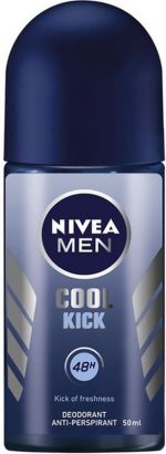 Nivea Men Cool Kick Deodorant Roll On 50ml - Image 2
