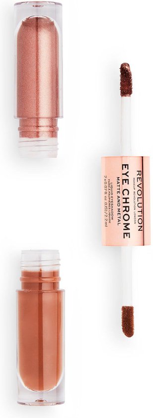 308x840-147 Makeup Revolution Eye Chrome Matte and Metal Liquid Oogschaduw - Worship - Image 1