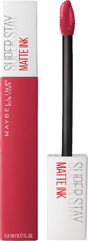 308x840-42 Maybelline New York - SuperStay Matte Ink Lipstick - 80 Ruler - Rood - Matte, Langhoudende Lippenstift - 5 ml - Image 1