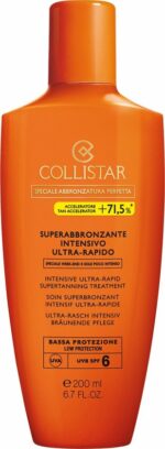 Collistar Intensive Ultra-Rapid Supertanning Treatment Zonnebrandmelk SPF 6 - 200 ml