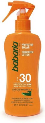 Babaria Aloe Vera Sunscreen Lotion Spf30 200ml - Image 2