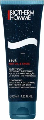 Biotherm - T-Pur Anti - Oil & Shine Cleansing Gel Exfoliating & Detoxifying żel do mycia twarzy złuszczająco - oczyszczający 125ml - Image 4