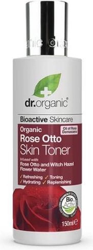 314x840-117 Dr. Organic Rose Otto Skin Toner 150ml - Image 1