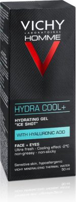 Vichy Homme Hydra Cool+ Moisturizing Skin Gel With A Cooling Effect For Men 50 Ml - Image 2