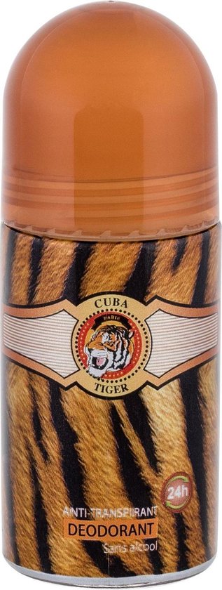 317x840-98 Cuba Original - Cuba Jungle Tiger Deo Roll-On - 50ML - Image 1