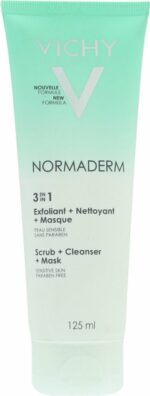 Normaderm Exfoliating Cleanser 3-in-1 Mask By Vichy 125 Ml - Image 2