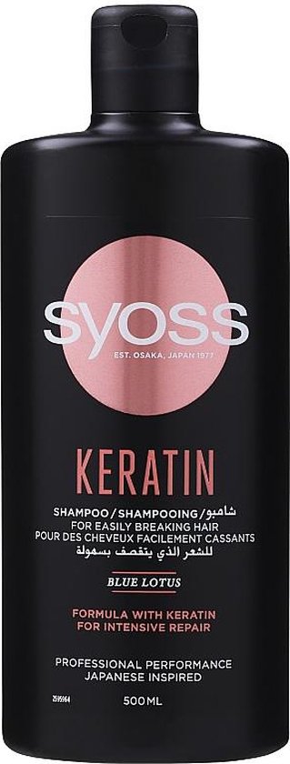 319x840-108 Syoss Keratine Shampoo Blauwe Lotus - 500ml - Image 1