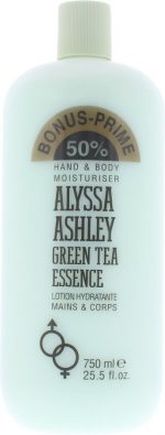 Alyssa Ashley Green Tea Essence Hand & Body Moisturiser, 750 ml