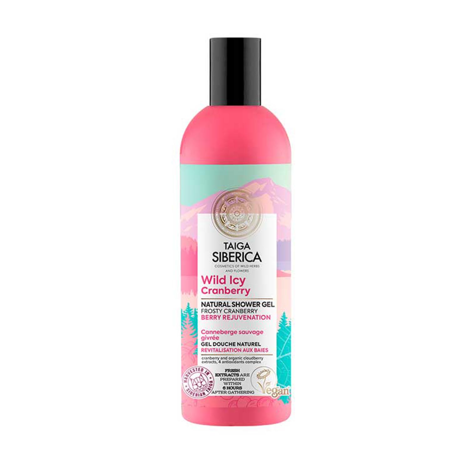 3216430_64a12ec6a1590a85e8395ab82b261369 Natura Siberica Natural Shower Gel Berry Rejuvenation 270ml - Image 1