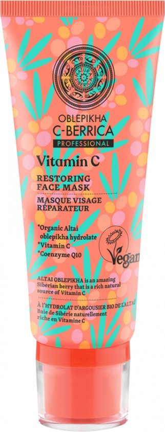322x840-168 Natura Siberica C-Berrica Herstellend Gezichtsmasker 100 ml - Image 1