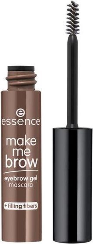 322x840-170 Essence - Make Me Brow Eyebrow Gel Mascara Gel Eyebrow Mascara 02 Browny Brows 3.8Ml - Image 1