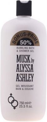 Alyssa Ashley MUSK Bubbling Bath and Shower Gel limited edition 750 ml