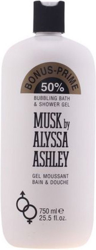 322x840-333 Alyssa Ashley MUSK Bubbling Bath and Shower Gel limited edition 750 ml - Image 1