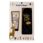 Winter Magic Foot Care Set   Darkova sada pece o nohy s pantoflemi