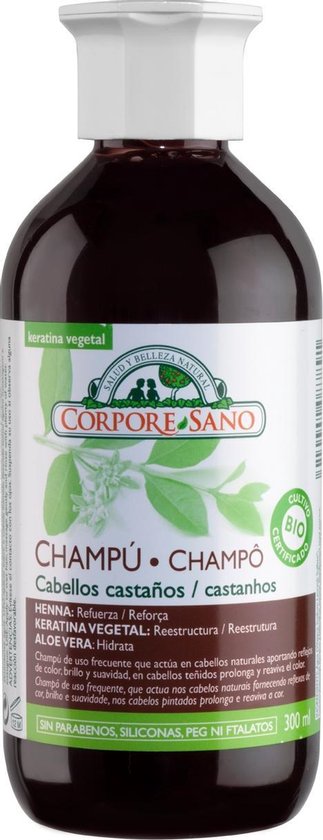 323x840-57 Corpore Champu Henna Cab Castaa+-os 300ml Bio - Image 1