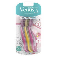 3240361_cb2a7ea5c347a712f4d9d1f8bbf03430 Venus3 Dragonfruit Disposable Hair Removal Blades 3 U By Gillette 3 Pcs - Image 1