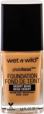 Wet n Wild - Photo Focus Foundation Fond de Teint - Makeup 30 ml Desert Beige -