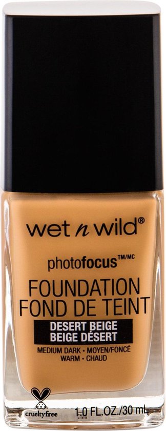 324x840 Wet n Wild - Photo Focus Foundation Fond de Teint - Makeup 30 ml Desert Beige - - Image 1
