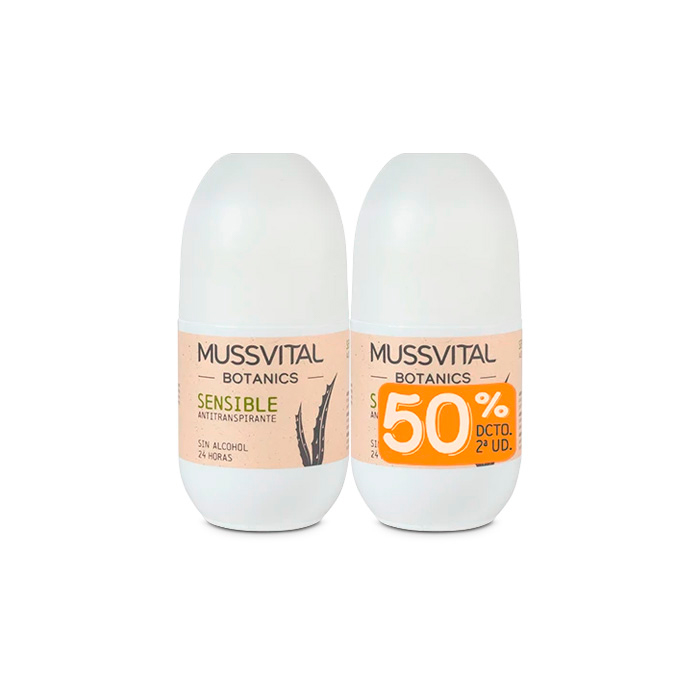 3251260_803016ad94130861a15e5cb9475b8114 Mussvital Botanics Deo Sensitive 75ml Set 2 Units - Image 1